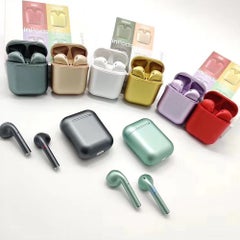 Generic Inpods 12 TWS Earphones Wireless Headset Sports Earbuds Light Green  - Image 2