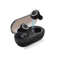 TWS Wireless Earphones Chargeable Headsets Black/White