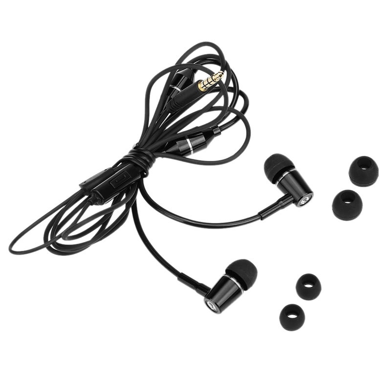 FC12 Stereo Music Headset Air Tube Black  - Image 1