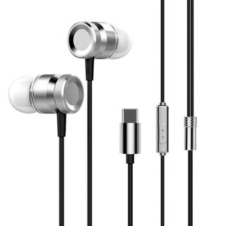Wired Earphone Headset With Microphone Grey - v1602846301/N40971835A_1