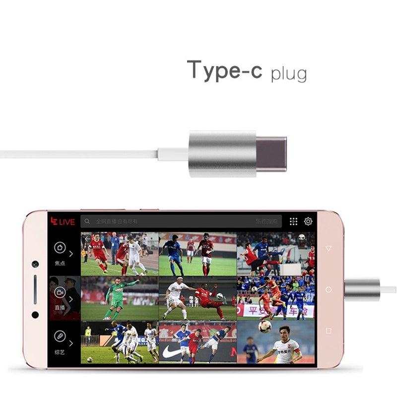 Generic - Wired Earphone Headset With Microphone Grey - Image 1