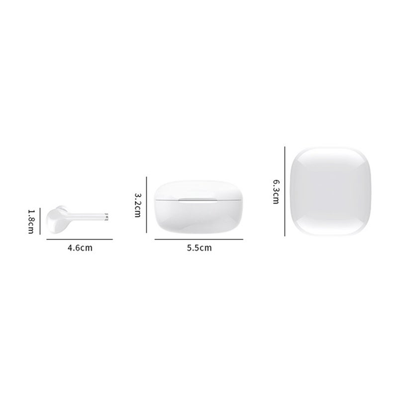 Generic - Bluetooth Wireless Earbuds With Charging Case And Microphone White - Image 1