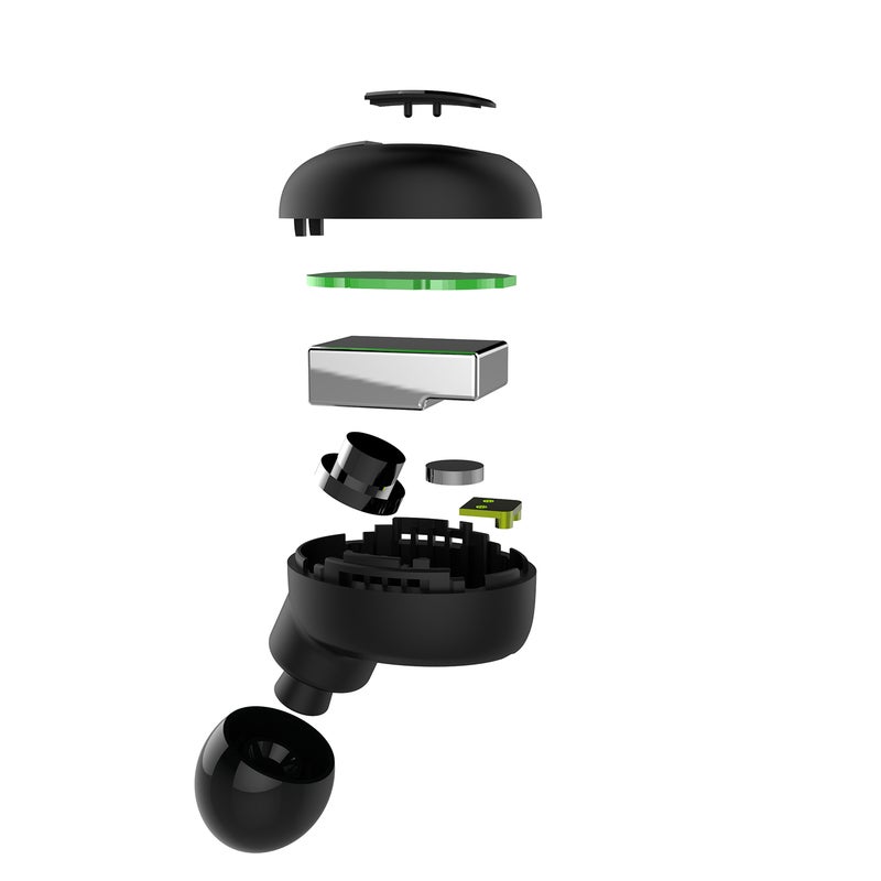 Generic - Wireless Bluetooth Earphones With Microphone And Charging Case Black - Image 1