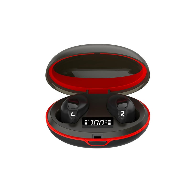 Generic - Wireless Bluetooth Earphone With Microphone Black - Image 1
