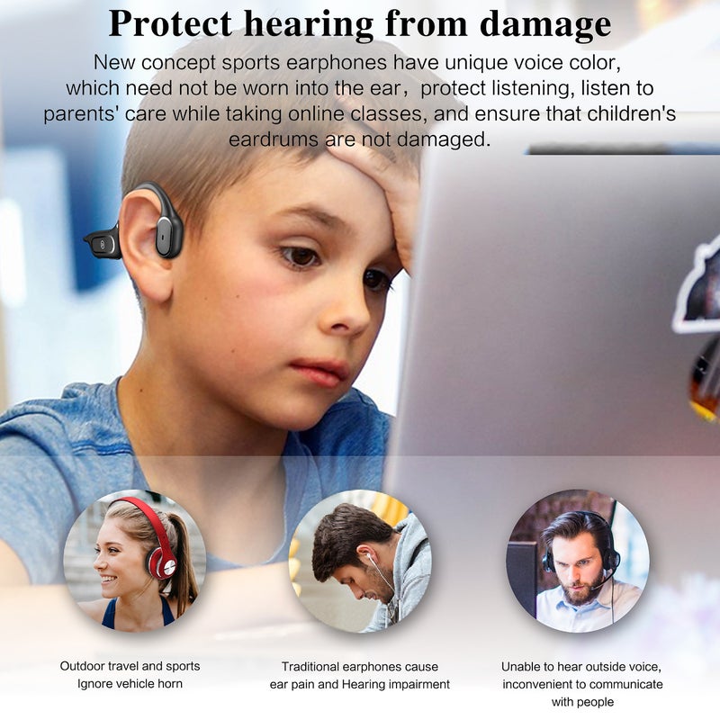 Generic - Wireless Bluetooth Headphones With Microphone White - Image 1