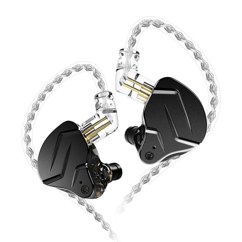 KZ - ZSN PRO X Wired In-Ear Earphones Black - Image 1