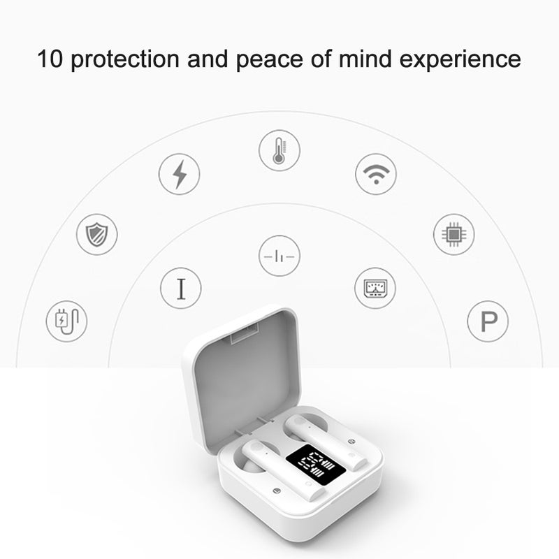 Generic - AIR 2S Bluetooth Wireless Headphones Headset White - Image 1