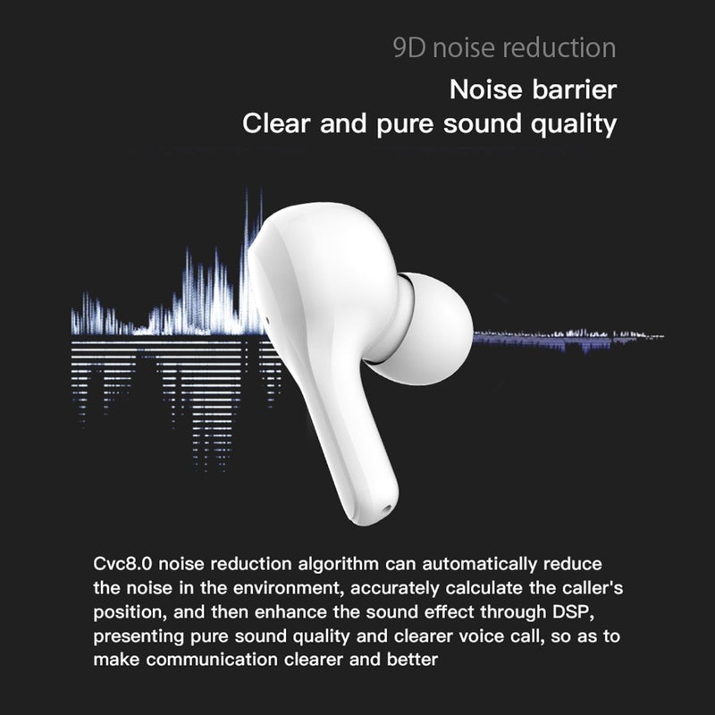 Generic - R5 Bluetooth Wireless In-Ear Stereo Headphones For Sport White - Image 1
