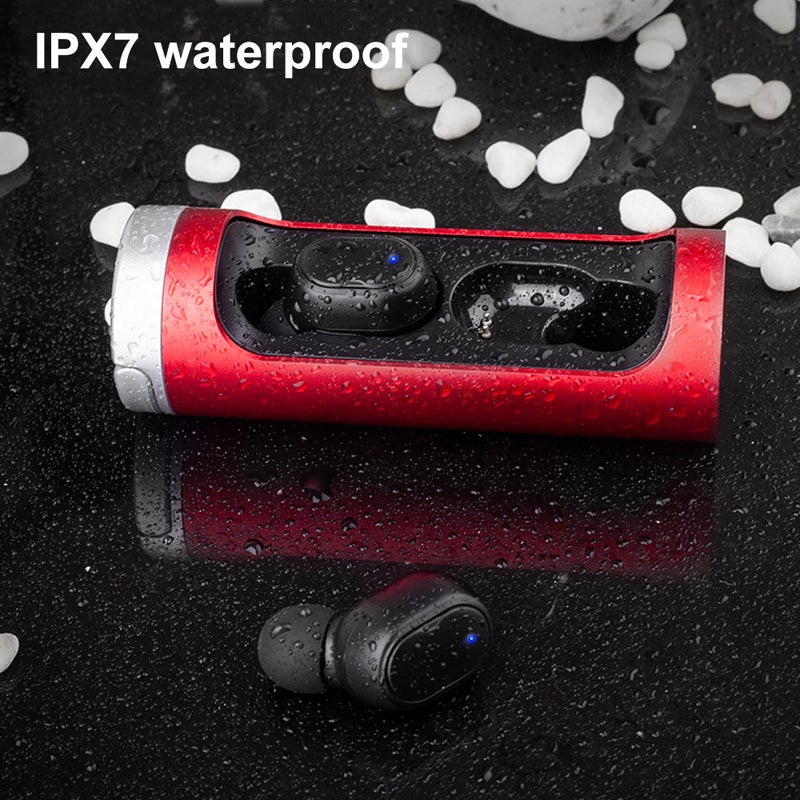 TW-09 Bluetooth Wireless In-Ear Earbuds Red