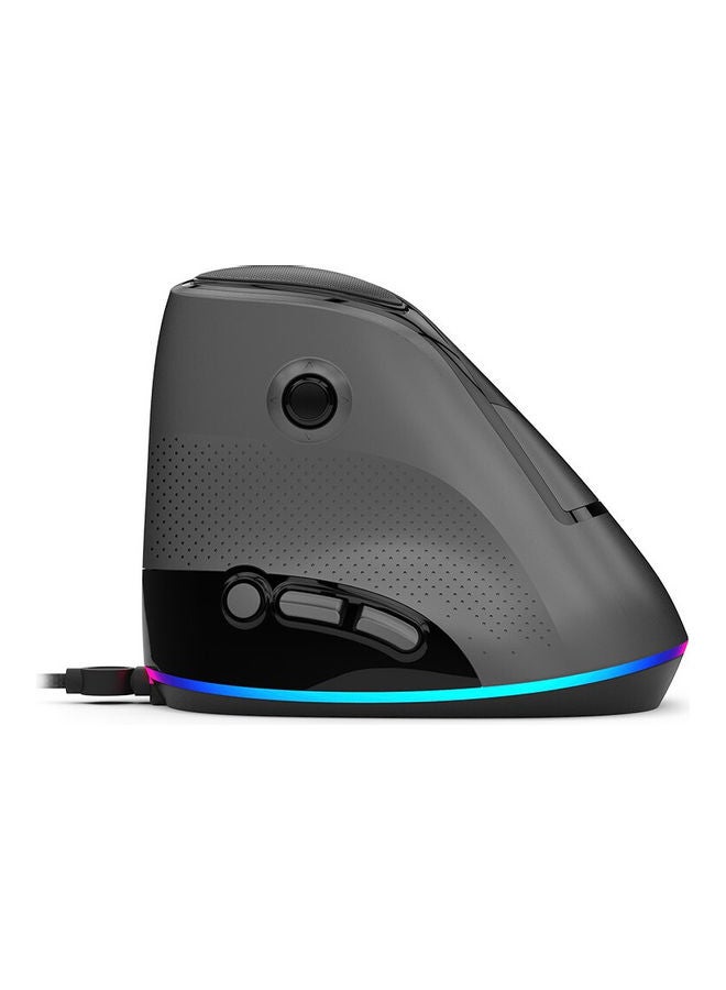 Ajazz AJ307 Vertical Gaming Wired Mice Black - Image 3