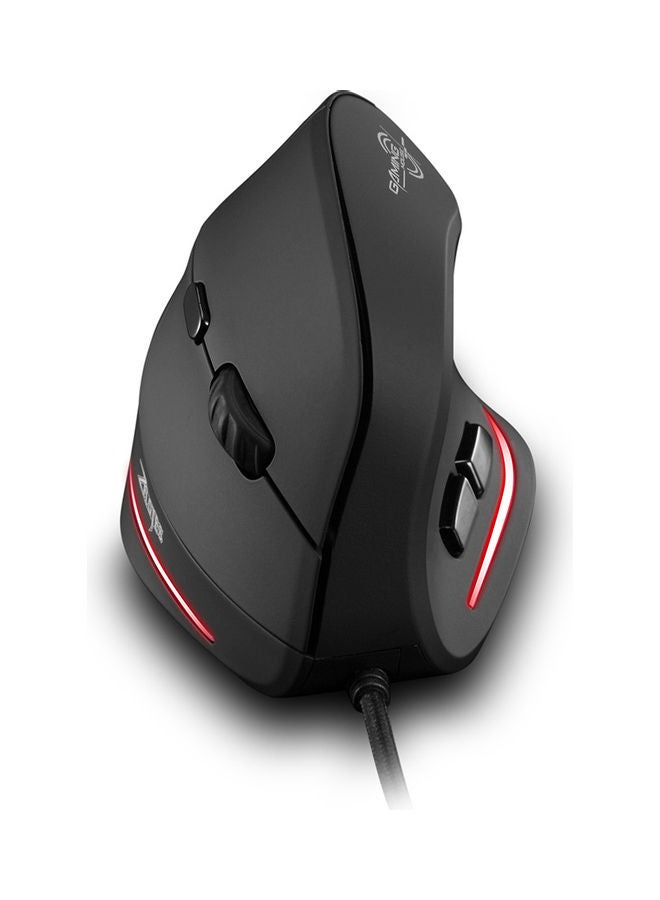 ZELOTES Wired Vertical Mouse Black  - Image 5