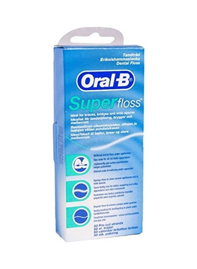 Super Floss Blue Pack of 6inch
