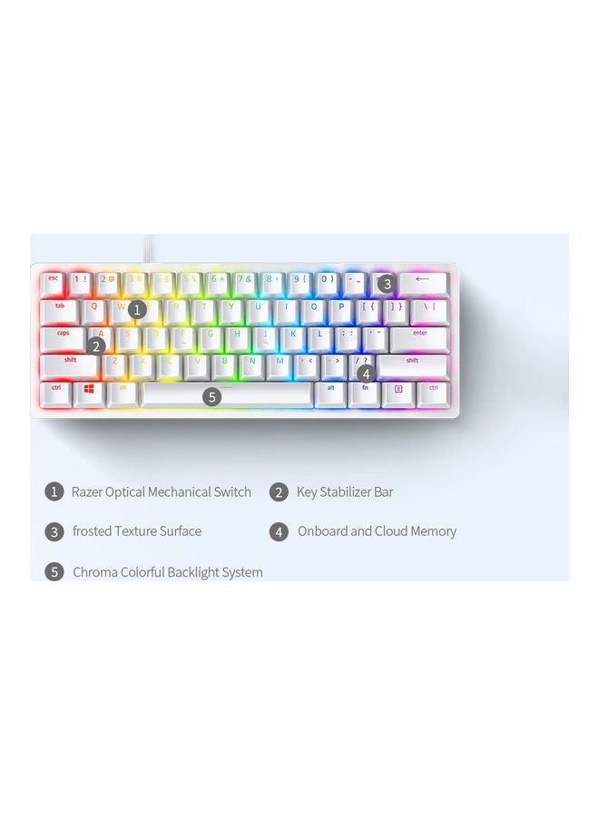 RAZER Huntsman Mini Mechanical Keyboard Silver  - Image 3