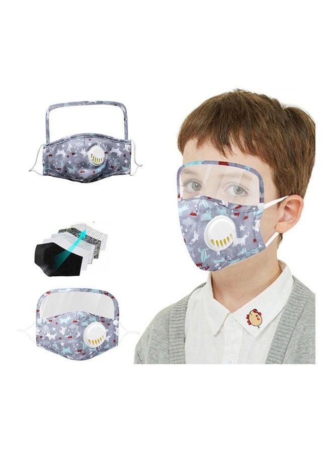 SAPU Washable Dust Filter Mask With Detachable Eyes Shield  - Image 4
