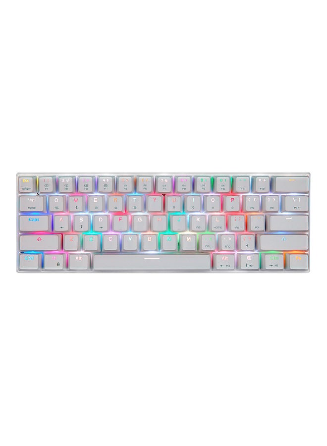 Motospeed - Wired Mechanical Keyboard White - Image 1