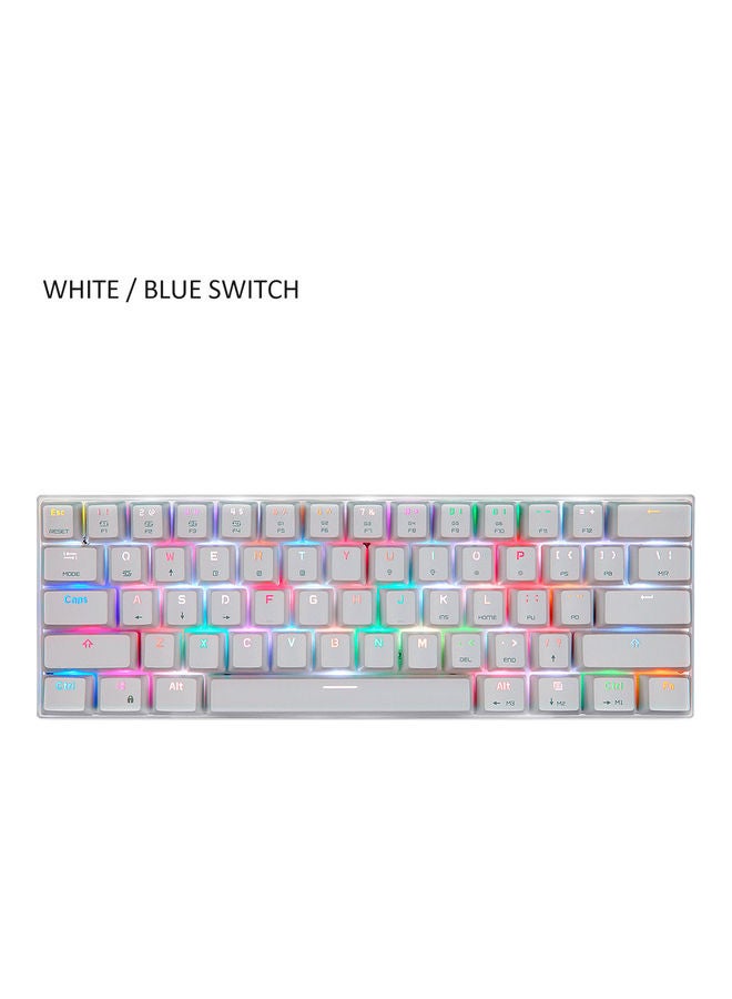 Motospeed - Wired Mechanical Keyboard White - Image 1