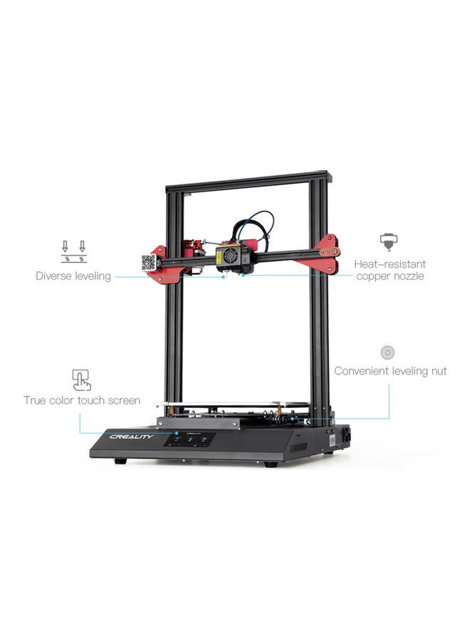 Creality 3D - CR-10S Pro V2 Upgraded High Precision 3D Printer Black - Image 1