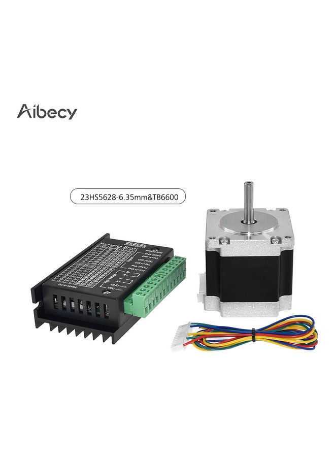 أيبيسي محرك خطوي للطابعة ثلاثية الأبعاد وللتصنيع بالتحكم الرقمي باستخدام الحاسوب أسود - Image 3