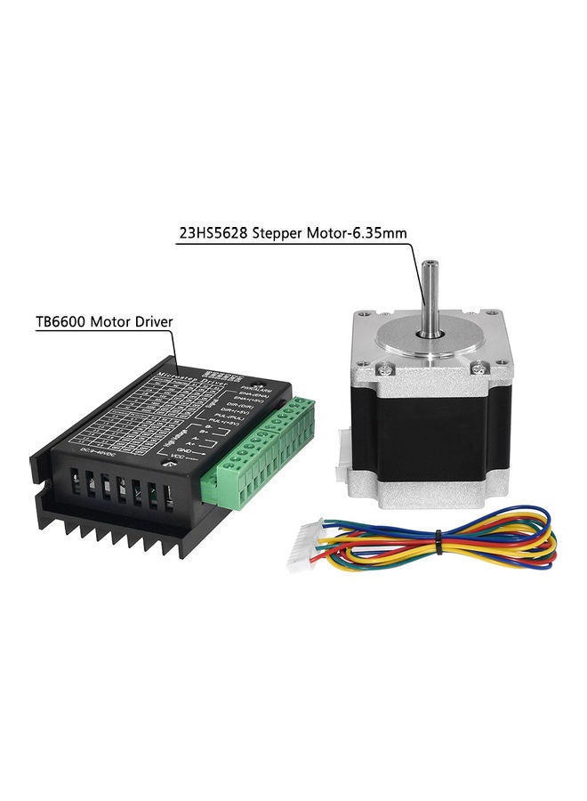 أيبيسي محرك خطوي للطابعة ثلاثية الأبعاد وللتصنيع بالتحكم الرقمي باستخدام الحاسوب أسود - Image 4