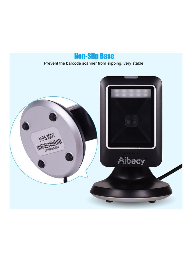Aibecy Omnidirectional Barcode Scanner Black - Image 4