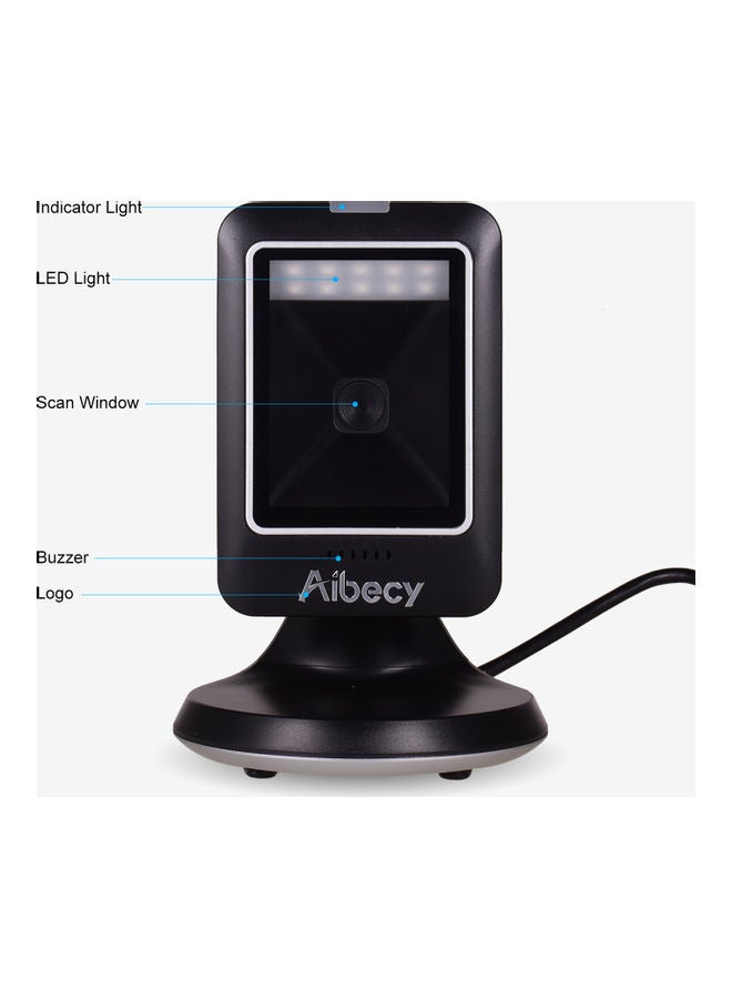 Aibecy Omnidirectional Barcode Scanner Black - Image 3