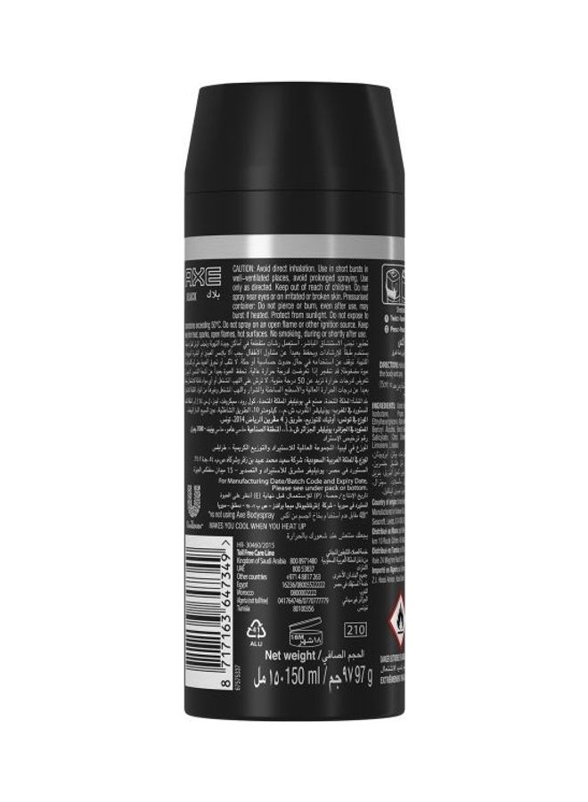 Axe Black Fresh Deo Body Spray 150ml - Image 2