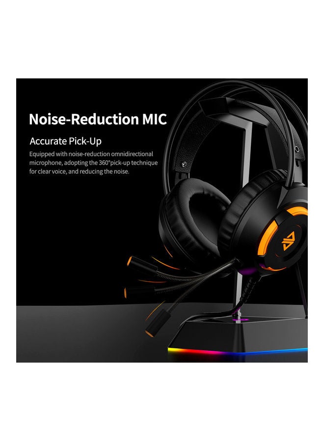 Ajazz AX120 - 7.1 Channel Stereo Wired Gaming Headset Noise Cancelling Over Ear Headphones with Mic Bass Surround Soft Memory Earmuffs 50mm Drivers For PS4/PS5/XOne/XSeries/NSwitch/PC - Image 4