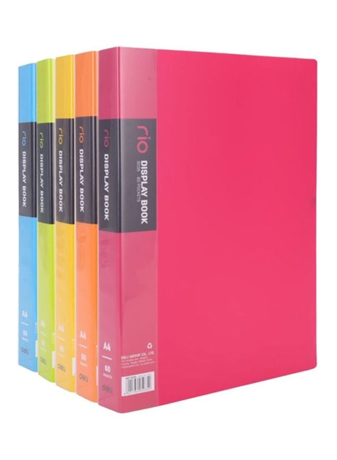 Deli Pack Of 5 Display Book Multicolour