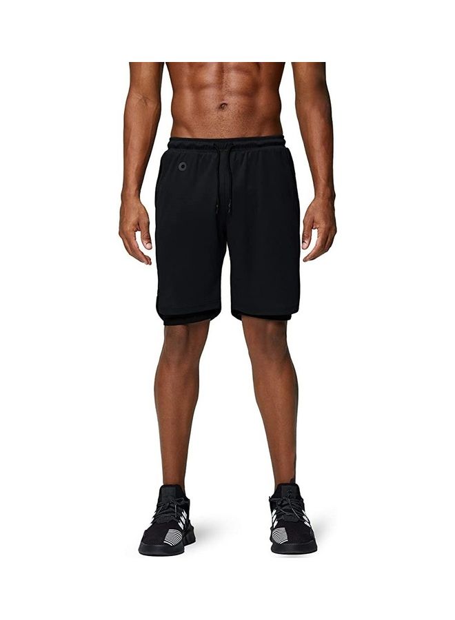 LIXADA 2-In-1 Gym Shorts M  - Image 1