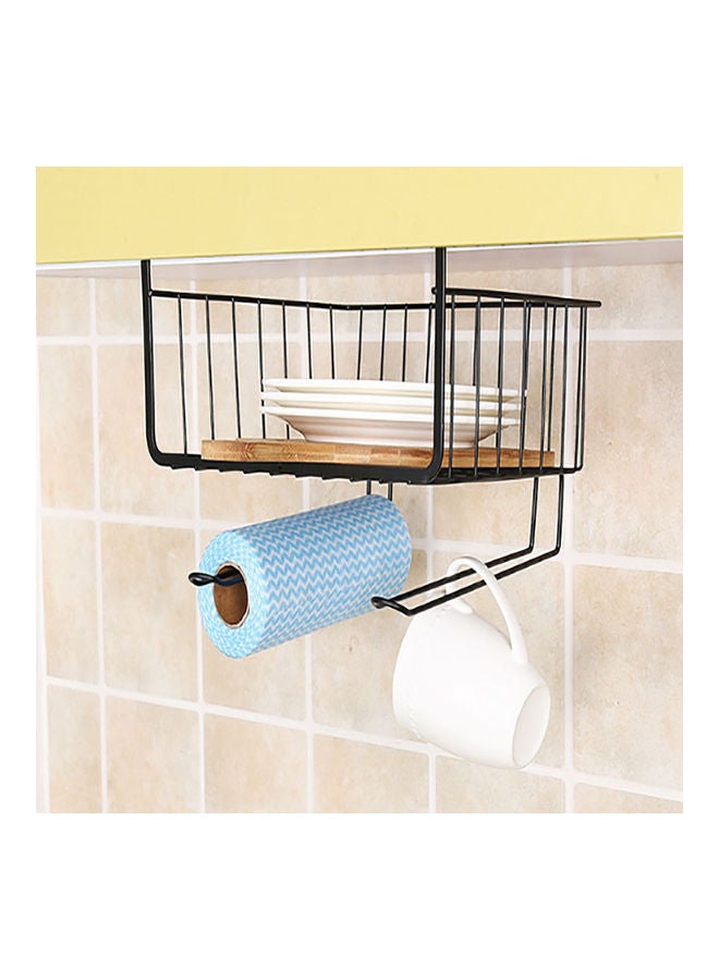 SAPU Multifunctional Kitchen Racks black 25*29.5*20cm - Image 3