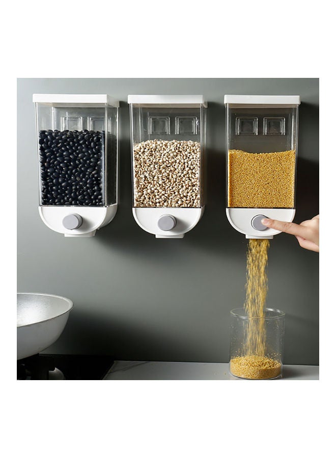 SAPU Wall-Mounted Grain Storage Tank white 11.5*9.5*25cm - Image 3