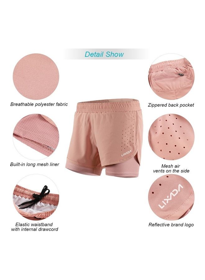 LIXADA 2-In-1 Active Training Shorts M  - Image 2