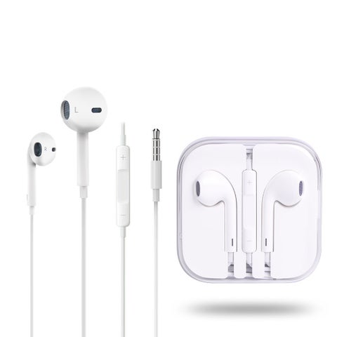 Universal In-Ear Wired Earphone White