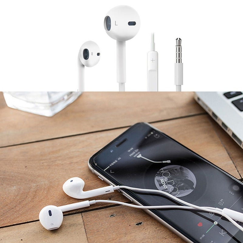 Generic - Universal In-Ear Wired Earphone White - Image 1