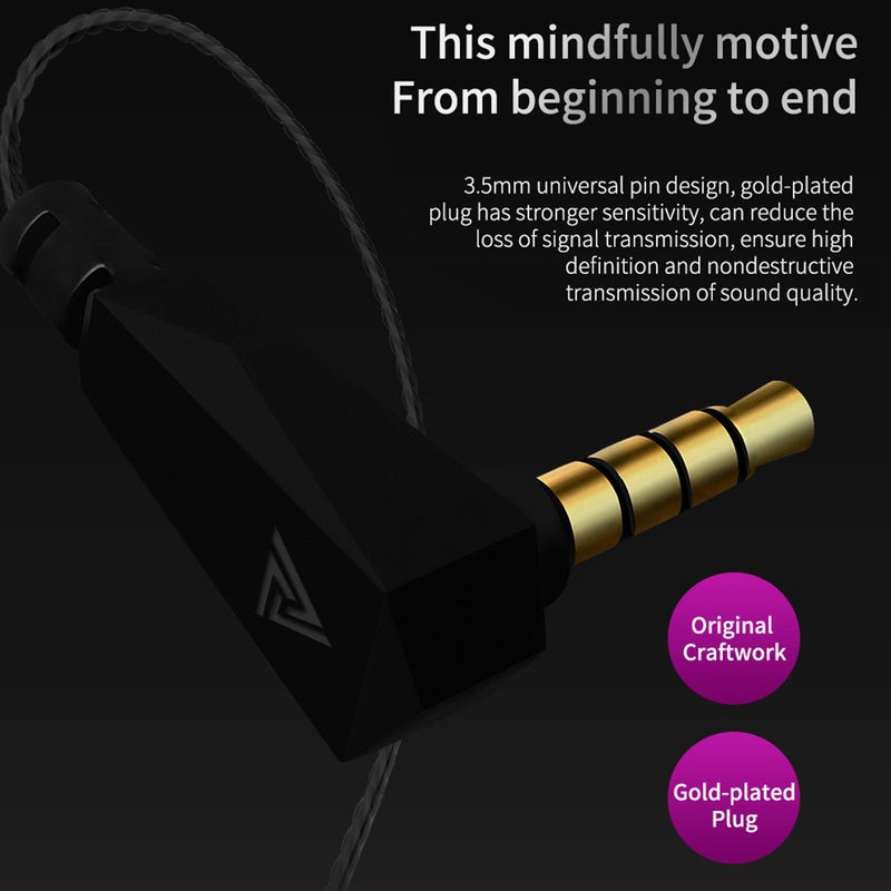 QKZ VK4 Wired In-Ear Sport Headphones Multicolour  - Image 2