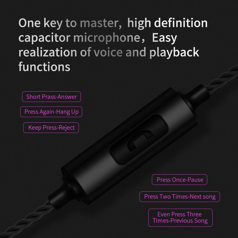 QKZ VK4 Wired In-Ear Sport Headphones Multicolour  - Image 3