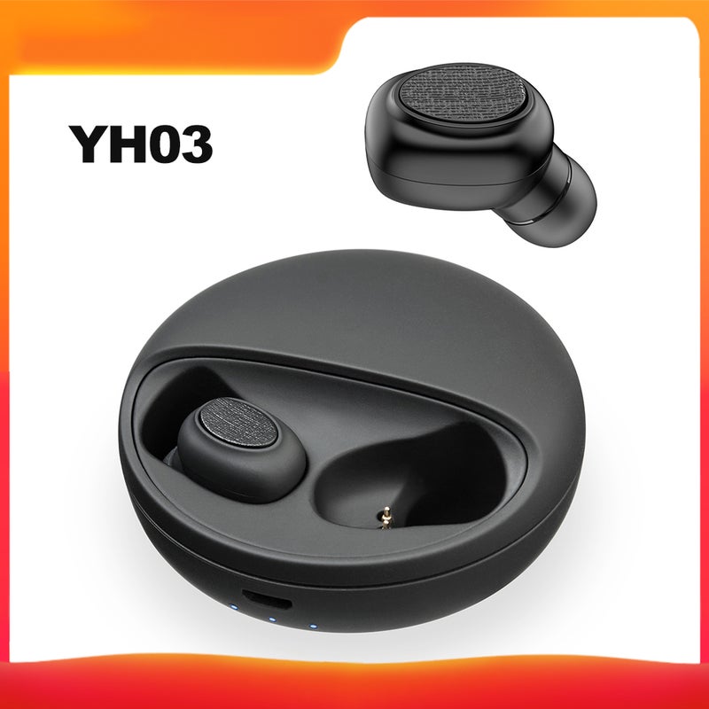 Generic - YH03 Bluetooth Sports Earbuds Black - Image 1