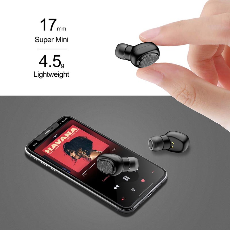 Generic - YH03 Bluetooth Sports Earbuds Black - Image 1