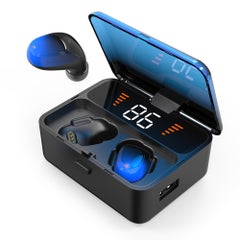 ES01 TWS Touch-Controlled Earbuds Black and Blue