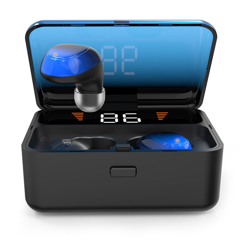 Generic - ES01 TWS Touch-Controlled Earbuds Black and Blue - Image 1