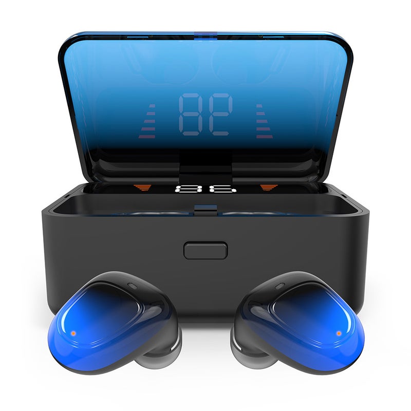 Generic - ES01 TWS Touch-Controlled Earbuds Black and Blue - Image 1