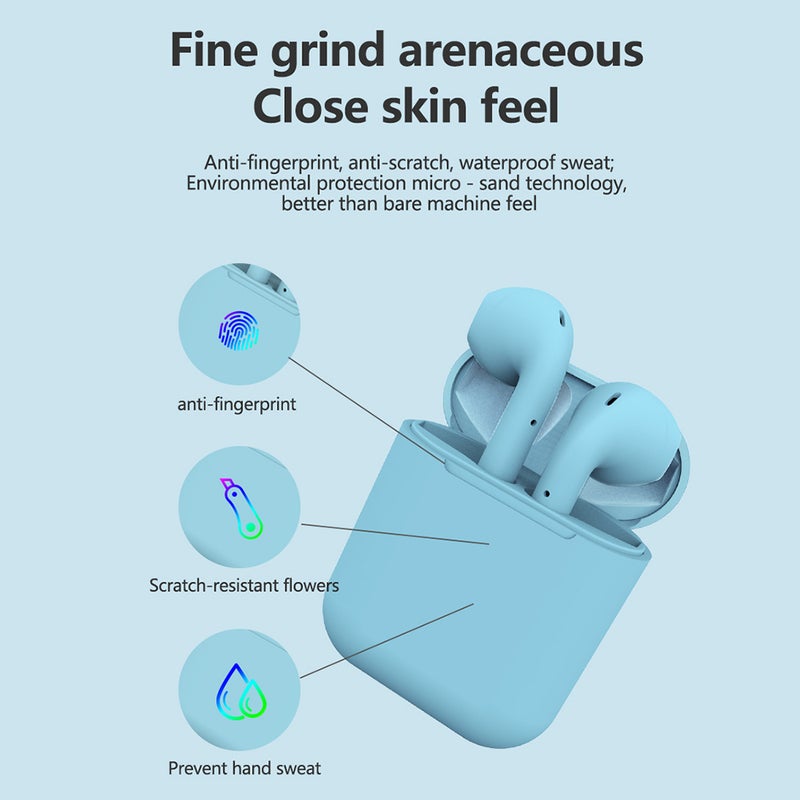 Generic - Inpods 12 Wireless Stereo In-Ear Smart Earbuds Green - Image 1