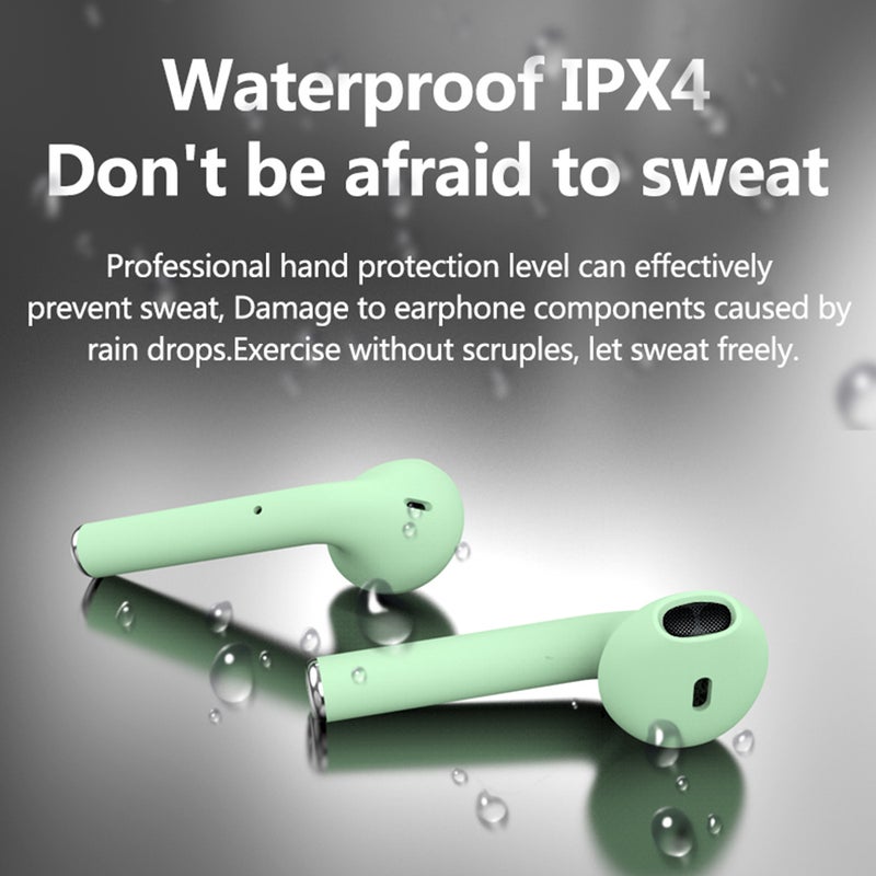 Generic - Inpods 12 Wireless Stereo In-Ear Smart Earbuds Green - Image 1