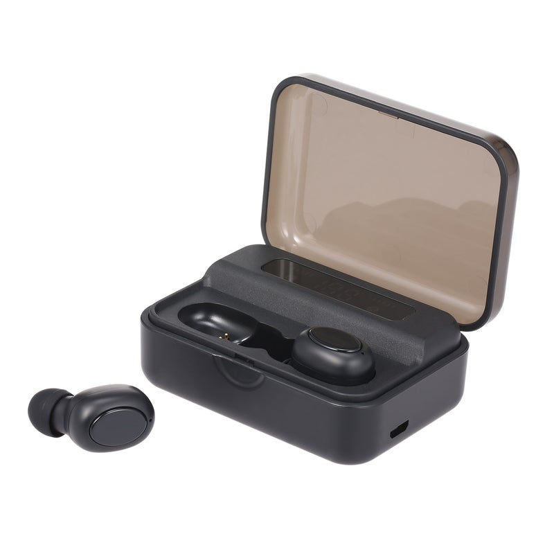 Generic True Wireless Bluetooth In-Ear Stereo Earbuds Black  - Image 1