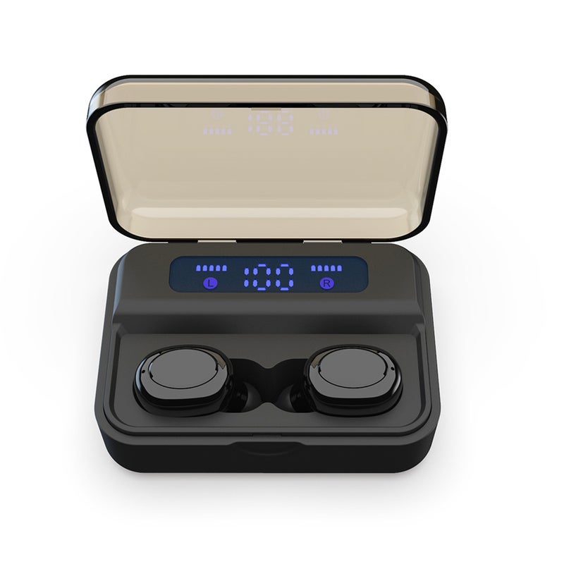 Generic True Wireless Bluetooth In-Ear Stereo Earbuds Black  - Image 3