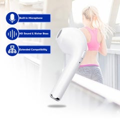 Bluetooth In-Ear HiFi Stereo Earbuds White