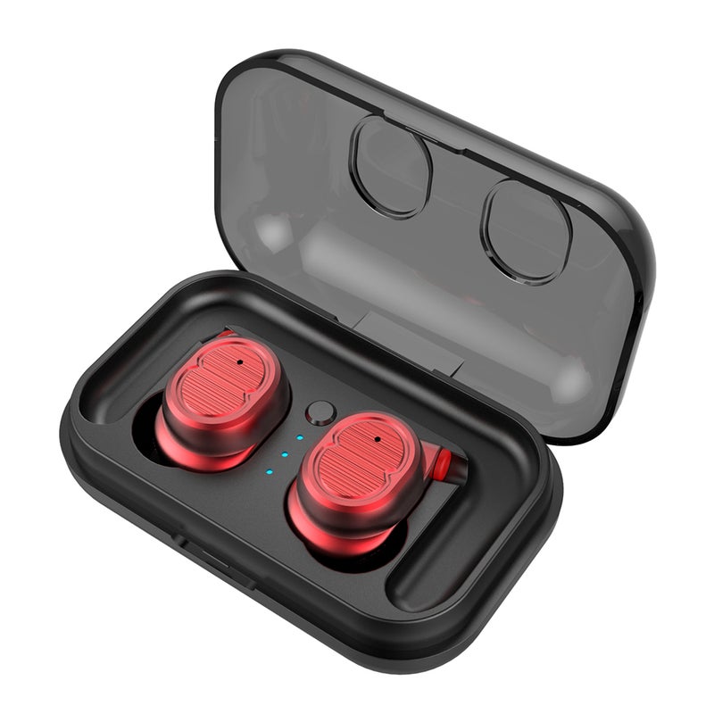 TWS-8 Bluetooth In-Ear Sports Earbuds Red