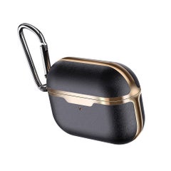 Generic Protective Case Cover For AirPods Pro Black and Gold  - Image 2