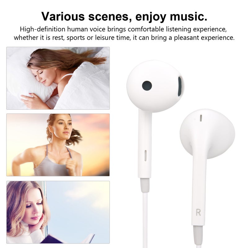 Lenovo - HF170 Wired In-Ear Earphone White - Image 1