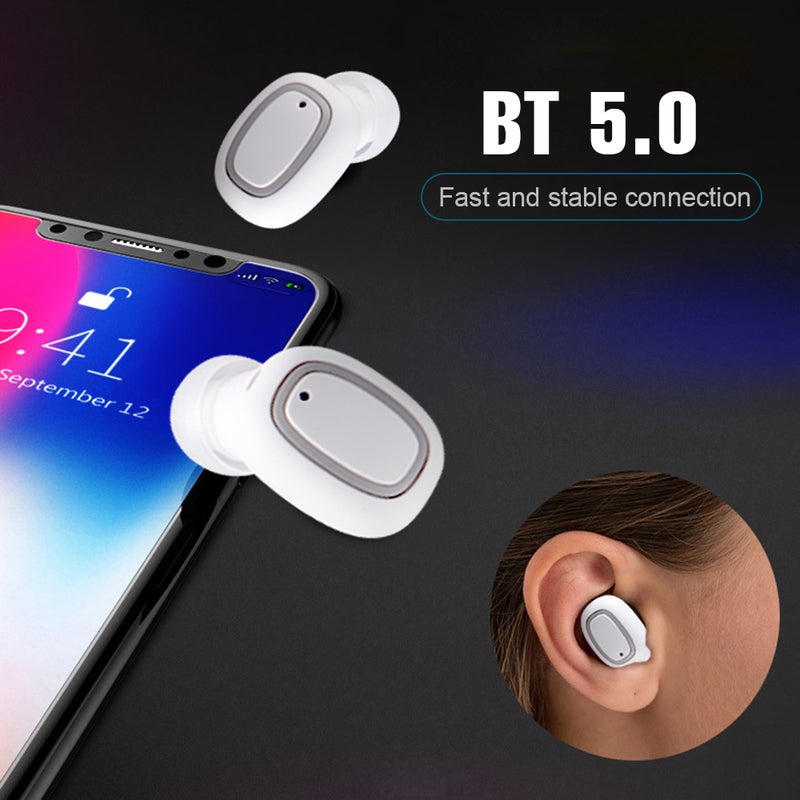 Generic - S9 TWS Bluetooth In-Ear Earbuds White - Image 1